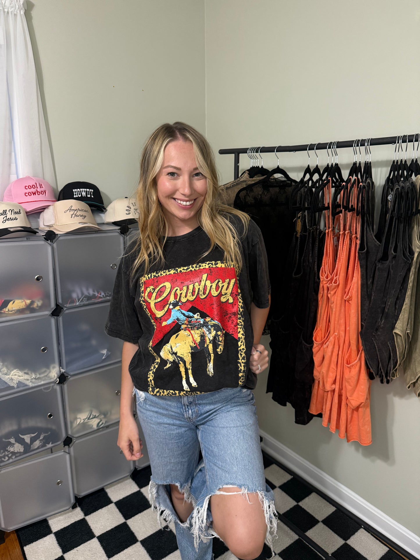 Cowboy Leopard - Tee